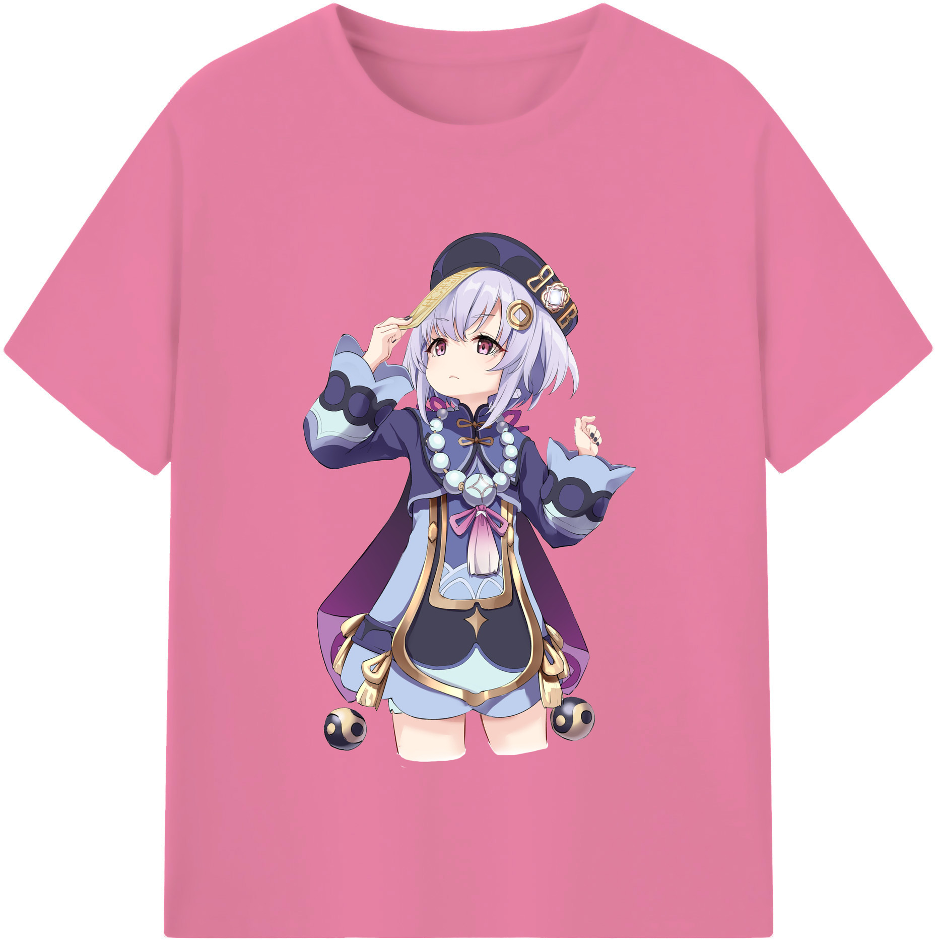 げんし神 七七 なな  genshin Nana 綿100％半袖Tシャツ（フロントプリント）